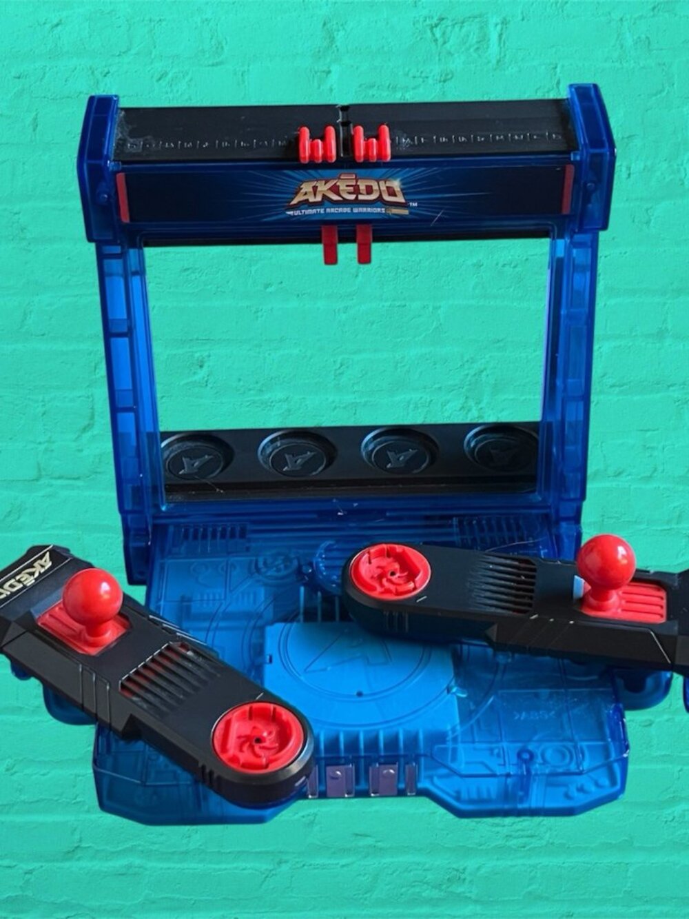 Akedo Ultimate Arcade Warriors Ultimate Battle Arena Blue W/ Working Sound